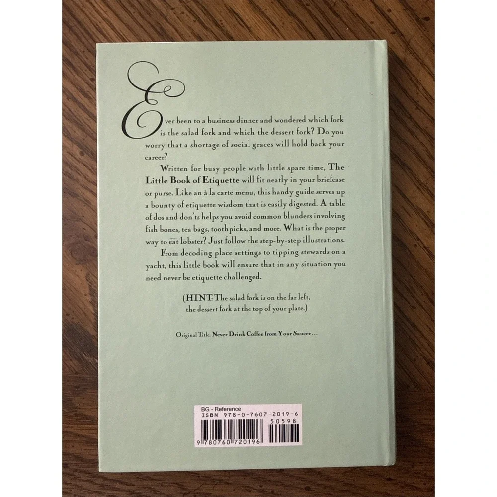 The Little Book of Etiquette: Tips on Socially Correct Dining, Sheila M Long